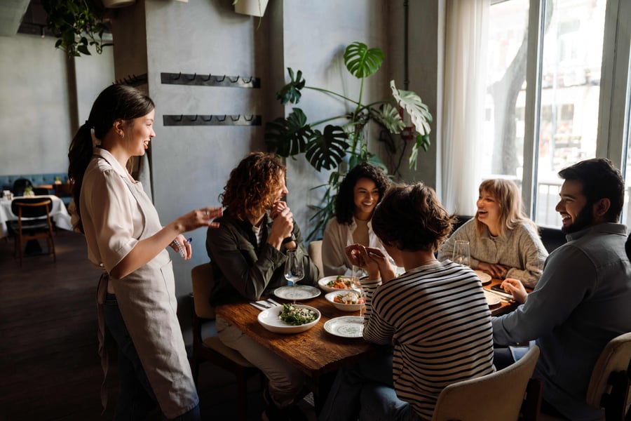 Now welcoming solo diners and groups of up to six